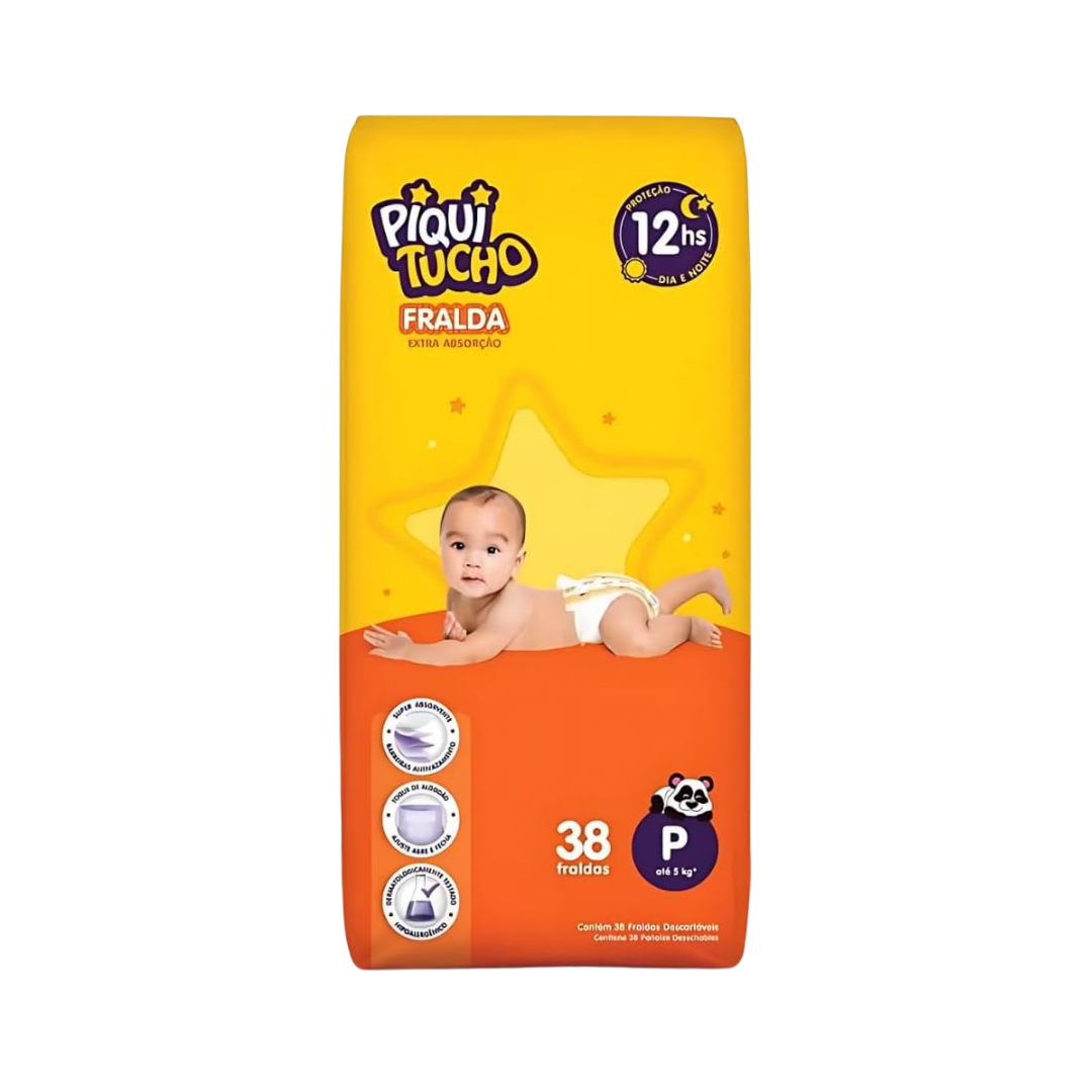 FRALDA PIQUITUCHO MEGA P 38 UN