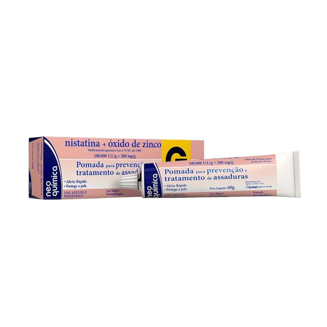 NISTATINA+OXIDO DE ZINCO 60G - NOVAQUIMI